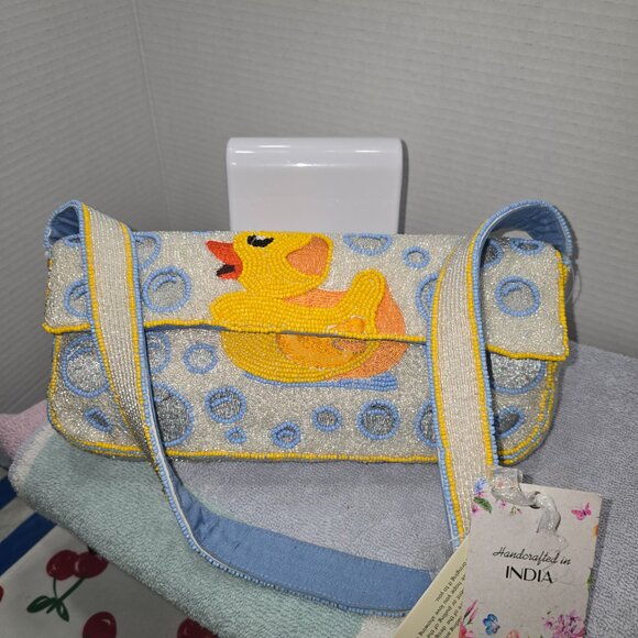 Viral  Rubber Duckie Beaded Bag - Picture 5 of 9